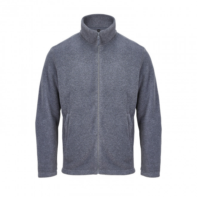 VESTE POLAIRE MIXTE PERSONNALISABLE 'NITRO' - gris chiné