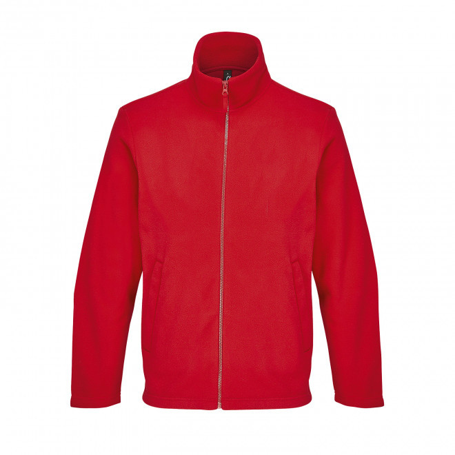 VESTE POLAIRE MIXTE PERSONNALISABLE 'NITRO' - rouge
