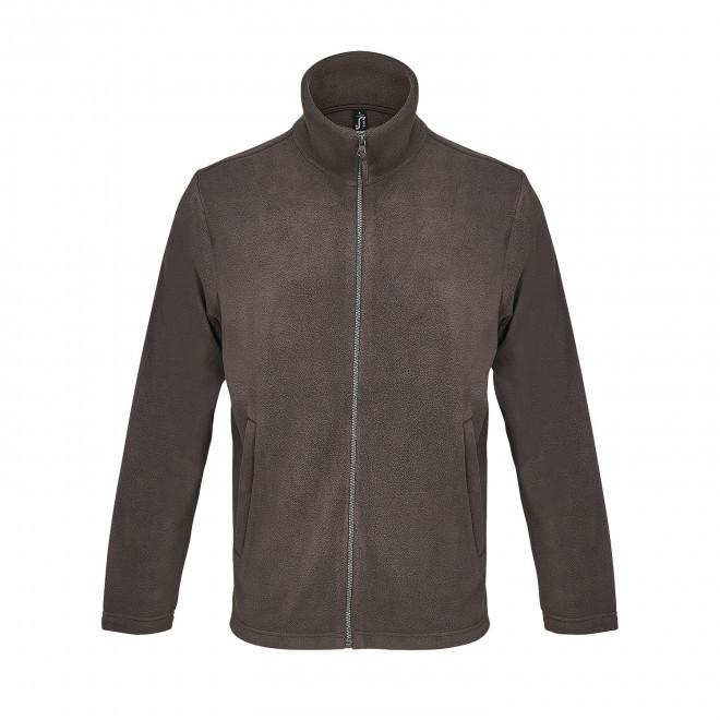 VESTE POLAIRE MIXTE PERSONNALISABLE 'NITRO' - chocolat