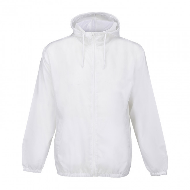 COUPE-VENT MIXTE PERSONNALISABLE 'SHIELD' - blanc