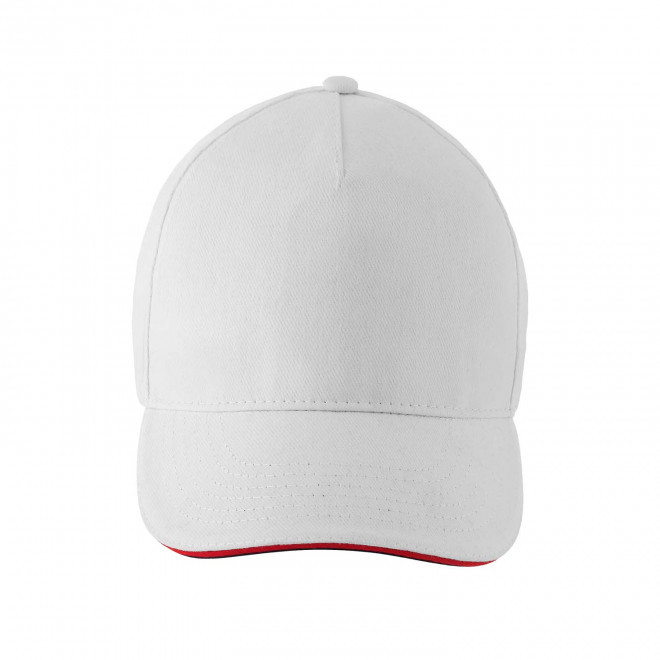 CASQUETTE PUBLICITAIRE TRICOLORE 'LONGCHAMP' - blanc