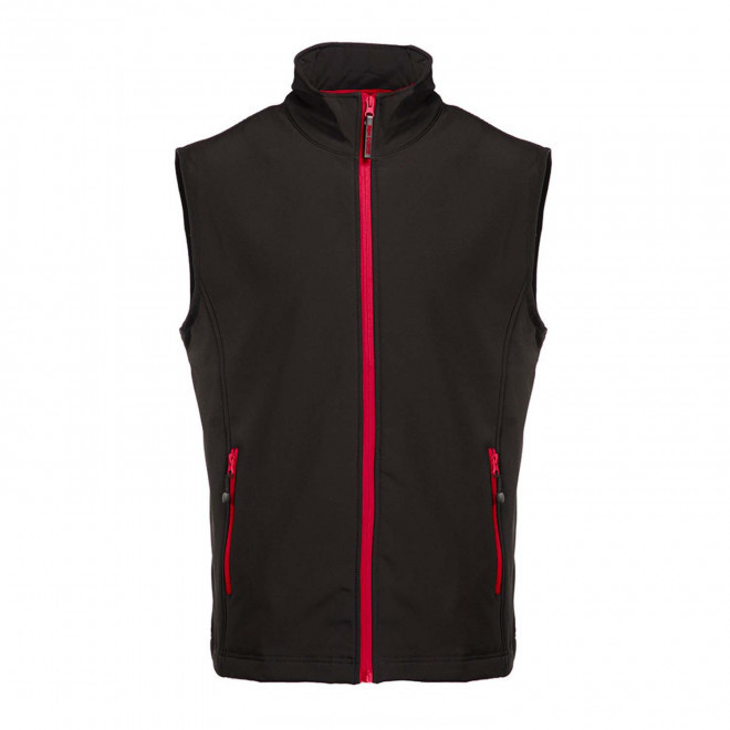 BODYWARMER PUBLICITAIRE MIXTE 'GIBRALTAR' PEN DUICK® - noir/rouge