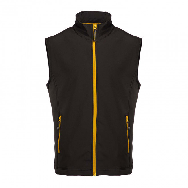 BODYWARMER PUBLICITAIRE MIXTE 'GIBRALTAR' PEN DUICK® - noir/jaune