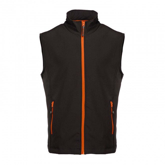 BODYWARMER PUBLICITAIRE MIXTE 'GIBRALTAR' PEN DUICK® - noir/orange