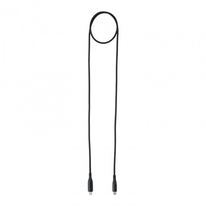 CABLE DE CHARGE PERSONNALISABLE 100 W 'SUPERCHARG' - noir