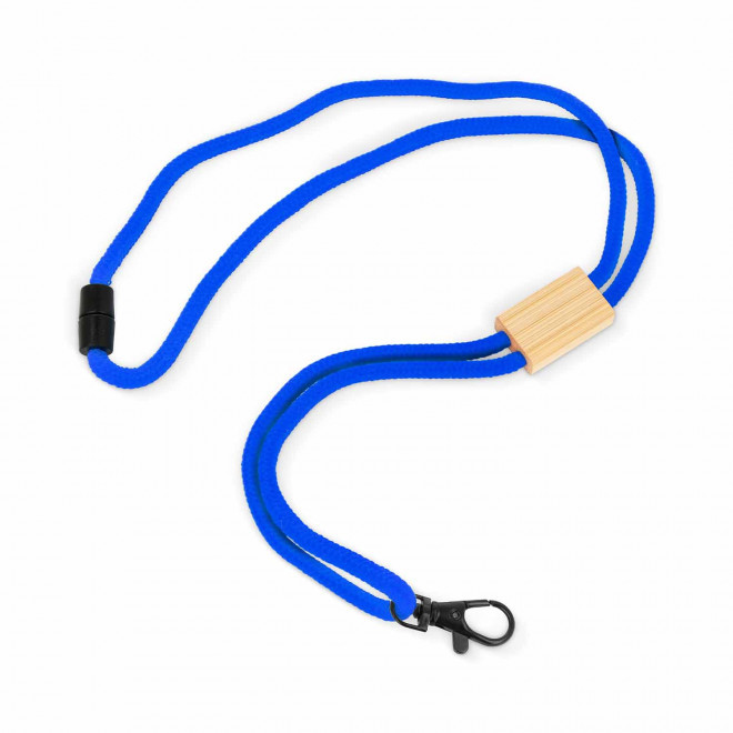 LANYARD TOUR DE COU PARACORDE PERSONNALISABLE 'CORDALITO' - bleu