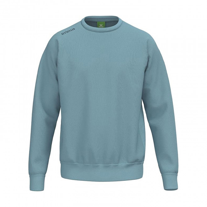 SWEATSHIRT MIXTE PERSONNALISABLE 'TS' - gris chiné