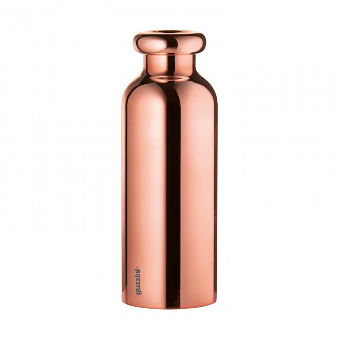 GOURDE ISO GUZZINI PERSONNALISABLE 'STEEL ON THE GO' - rose gold