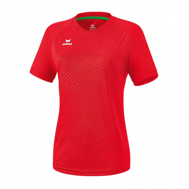 MAILLOT FOOT FEMME PERSONNALISABLE 'MADRID' - rouge