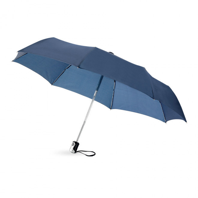PARAPLUIE PLIABLE AUTOMATIQUE PUBLICITAIRE 'BALMORE' - marine