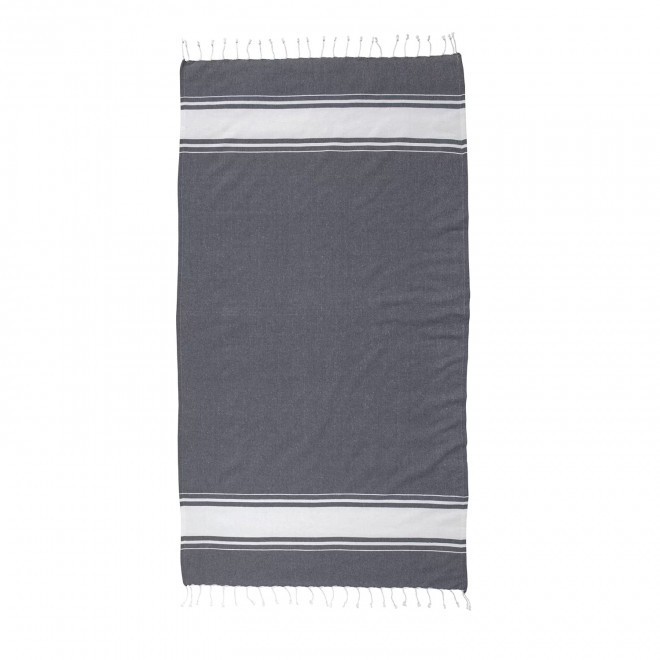 FOUTA PERSONNALISEE 'HORTENSE 180 RPET CLASSIC' ESAT - bleu