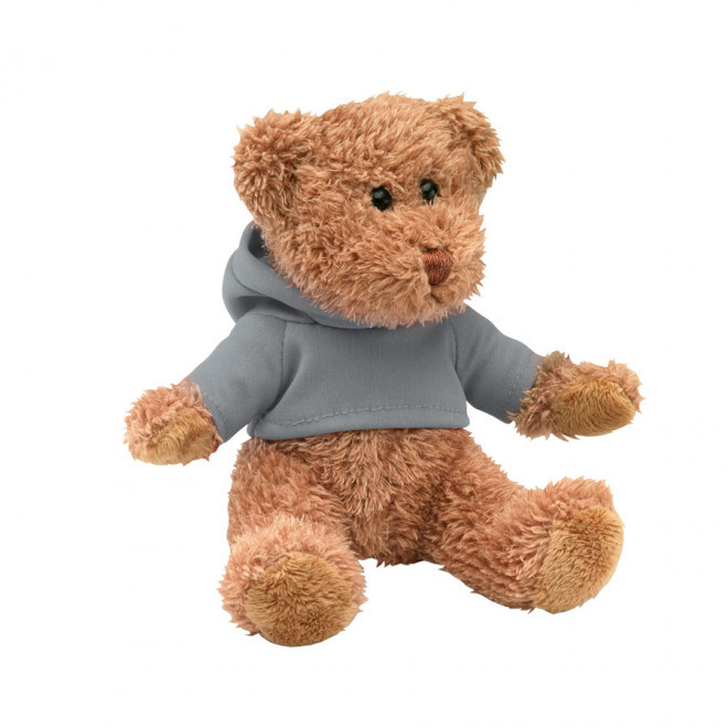PELUCHE PERSONNALISABLE OURSON 'TEDDY' - gris