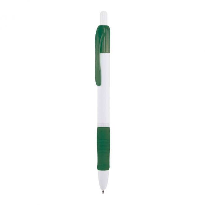 STYLO PERSONNALISE 'ALASSIO' CORPS BLANC - vert foncé
