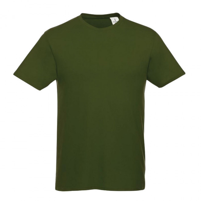 TEE-SHIRT PUBLICITAIRE MIXTE COULEUR 'MARTI' - FABRICATION RAPIDE 4 JOURS - vert militaire