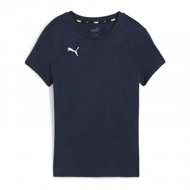 TEE-SHIRT FEMME PERSONNALISE 'TEAMGOAL' - bleu marine