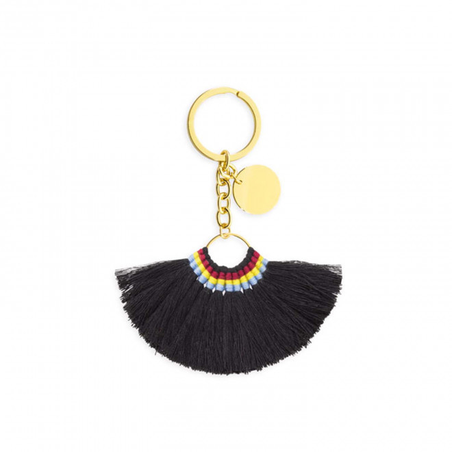 PORTE CLES PERSONNALISABLE 'FROUFROU' - noir