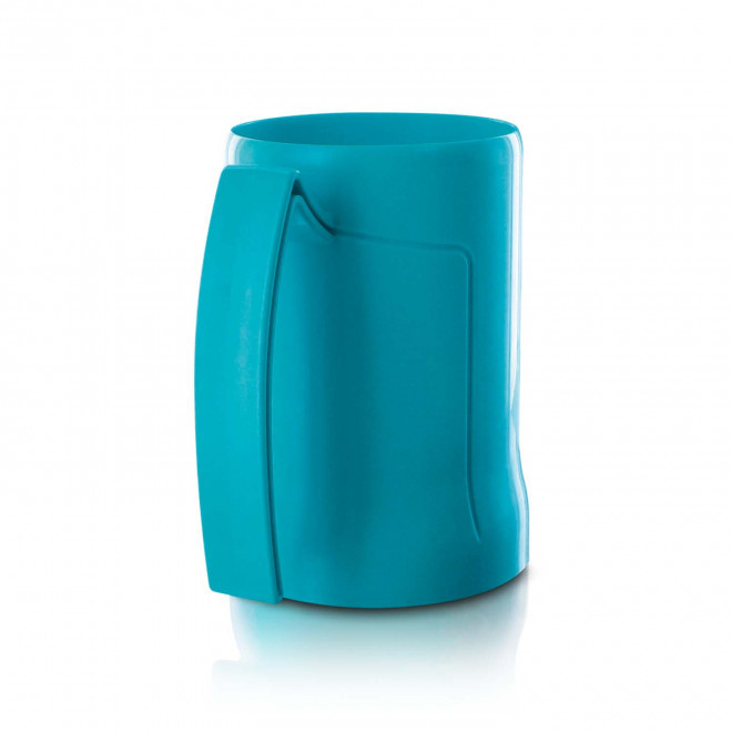 CHOPE DE BIERE 50 CL PERSONNALISEE 'BIBINE COLOR' - bleu