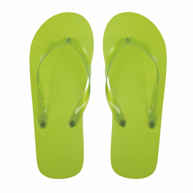 TONGS PERSONNALISÉES DE PLAGE 'HAWAI' - vert clair