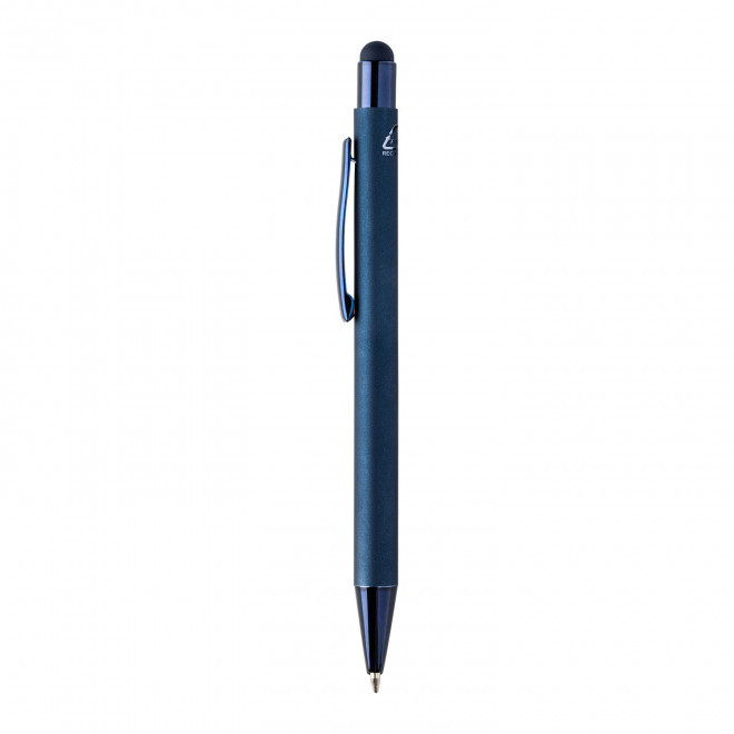 STYLO STYLET EN ALU RECYCLE PERSONNALISABLE 'DRIXOU' - bleu