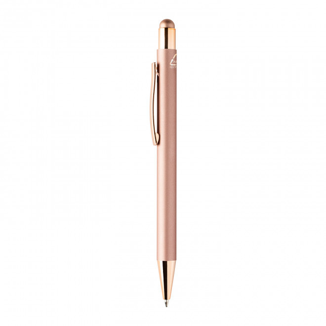STYLO STYLET EN ALU RECYCLE PERSONNALISABLE 'DRIXOU' - rose