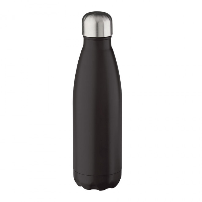 BOUTEILLE ISOTHERME PUBLICITAIRE EN INOX 500ML 'ASTRIO' - noir