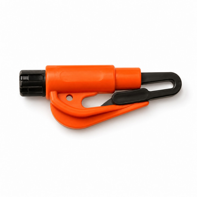 PORTE-CLES DE SURVIE RESQME PERSONNALISE 'RESQME' - orange