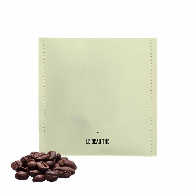 SACHET DE CAFE A INFUSER PERSONNALISABLE 'YUNN' - vert