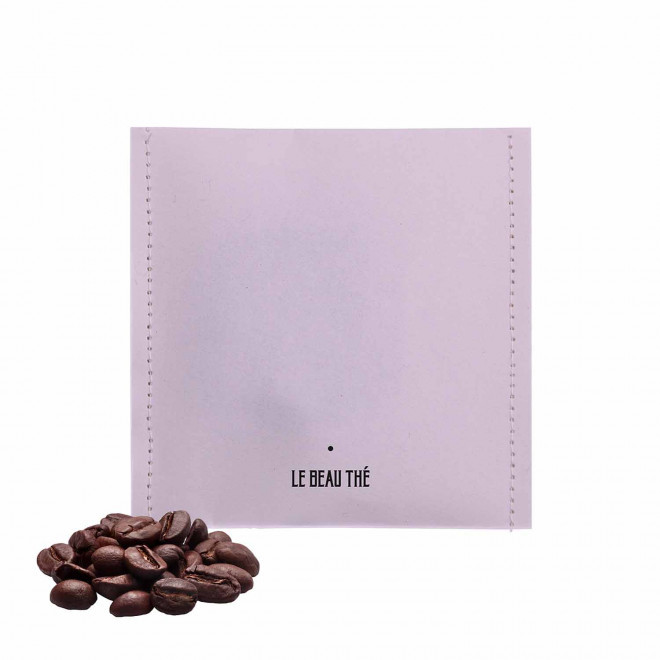 SACHET DE CAFE A INFUSER PERSONNALISABLE 'YUNN' - violet