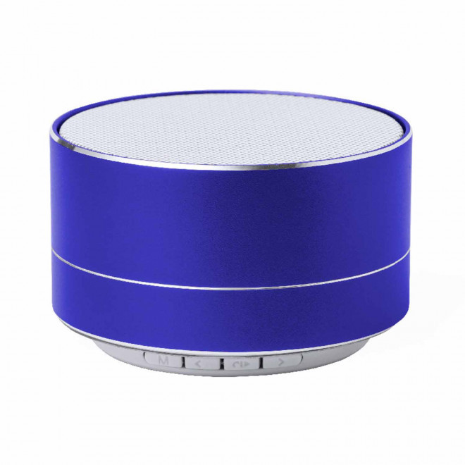 ENCEINTE  BLUETOOTH® 3W RECYCLE PERSONNALISABLE 'JOOD ALU' - bleu