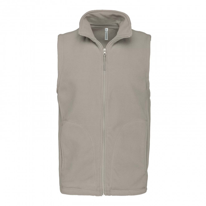 POLAIRE PERSONNALISABLE BODYWARMER HOMME 'KARIPOL BW' - beige