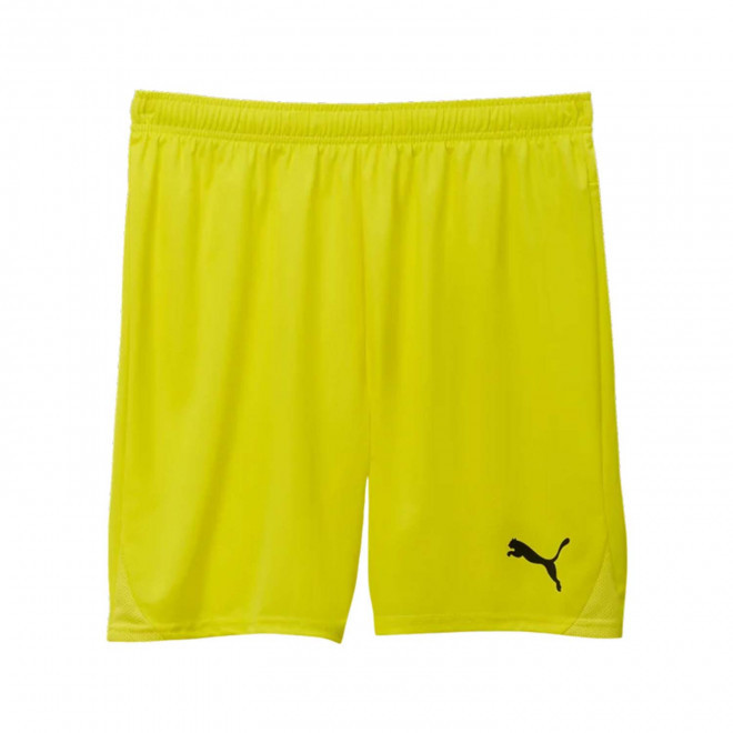 SHORT FOOT HOMME PERSONNALISE 'TEAMGOAL' - jaune fluo