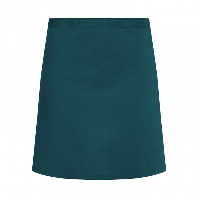 TABLIER MI-LONG KARLOWSKY PERSONNALISABLE 'WAIST APRON' - bleu canard