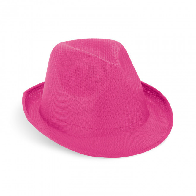 CHAPEAU SANS BANDEAU PERSONNALISABLE 'BRAZ COULEUR' 4J - rose