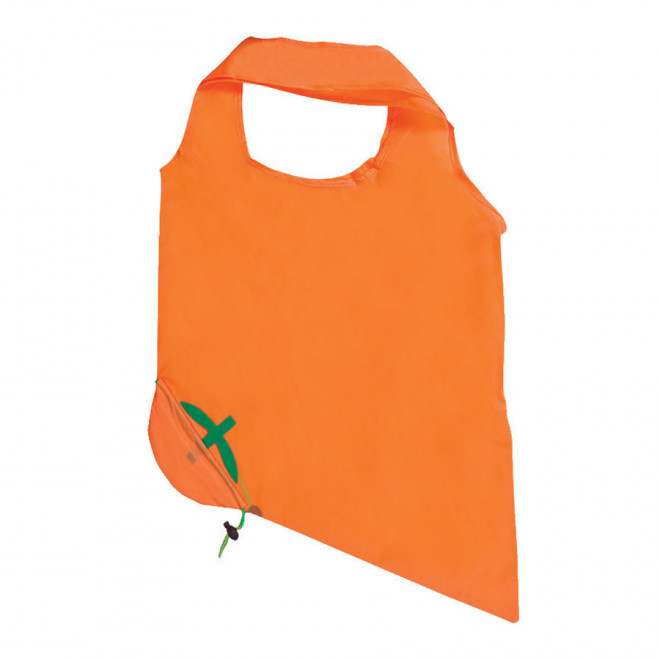 EXPRESS 72H - SAC SHOPPING PUBLICITAIRE PLIABLE 'MAXIFRUITY'  - orange