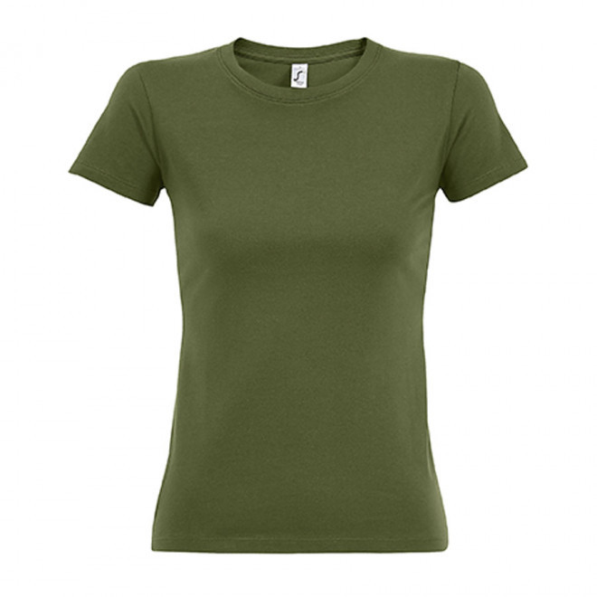 TEE-SHIRT COULEUR FEMME 'IMPERIAL' 190 GR/M² - kaki foncé