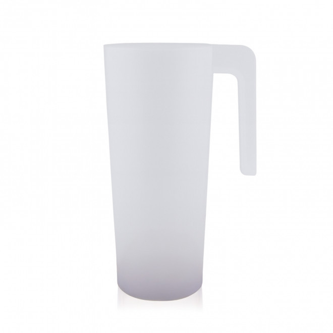 GOBELET AVEC POIGNEE PERSONNALISEE 100CL 'CUPA QUADRI' - translucide