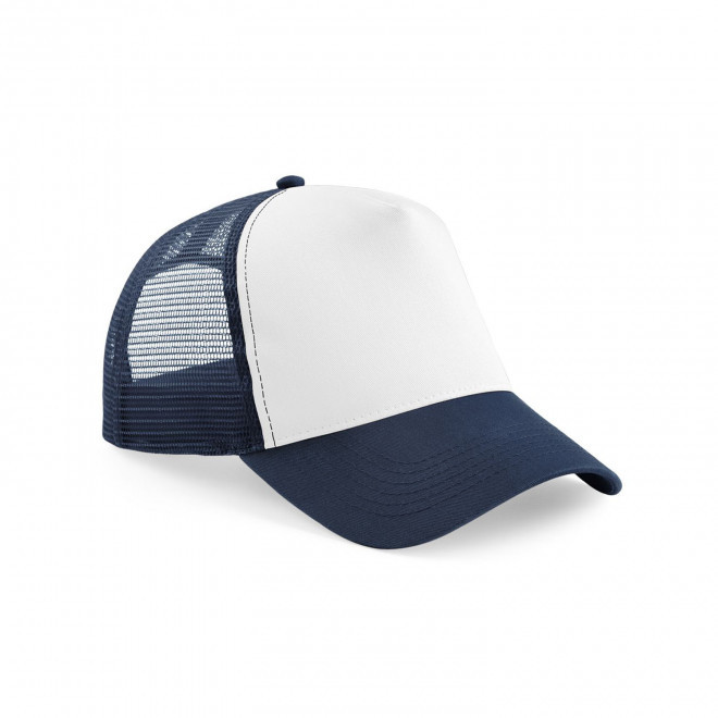 CASQUETTE FILET PERSONNALISEE 'VITTA KIDS' - marine/blanc