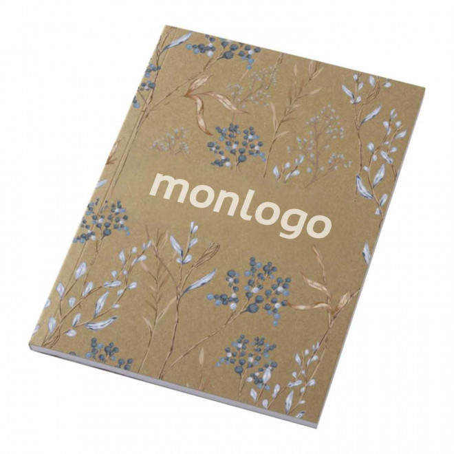 CARNET SOUPLE PERSONNALISE 'HURVY KRAFT' - beige