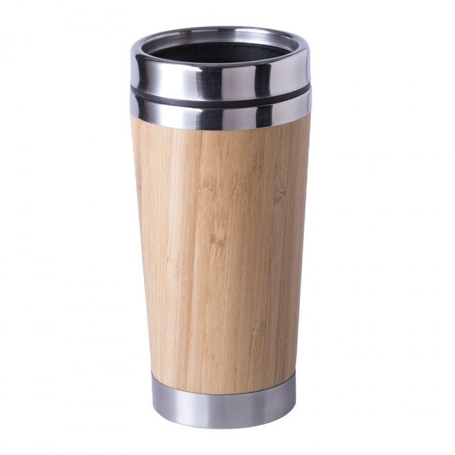 MUG ISOTHERME EN BAMBOU PUBLICITAIRE 'AMABILIS' - bambou