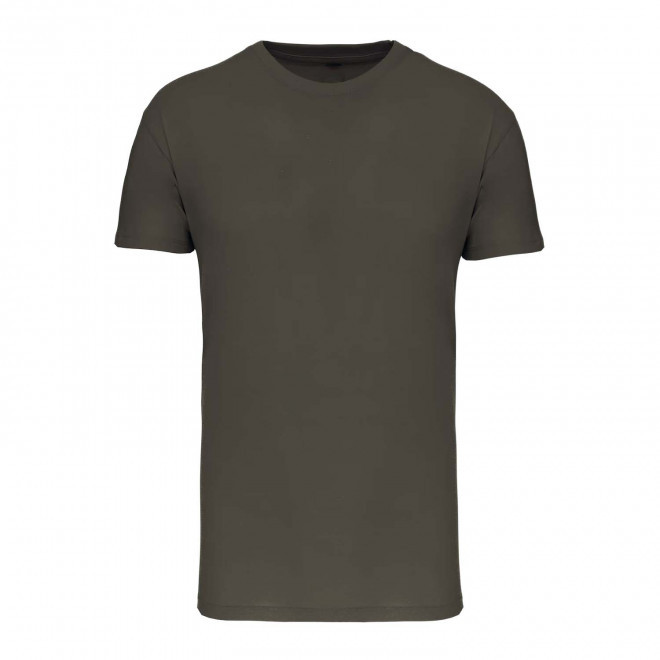TEE-SHIRT PERSONNALISABLE BIO COULEUR HOMME 'KARIBA 150' - kaki foncé