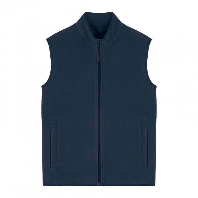 VESTE POLAIRE SANS MANCHES HOMME PERSONNALISABLE 'QUESTER' - bleu marine