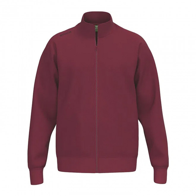 SWEAT ZIPPE HOMME PERSONNALISE 'TS' - bordeaux