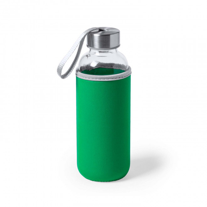 BOUTEILLE EN VERRE PERSONNALISABLE 'MALDEN' - vert