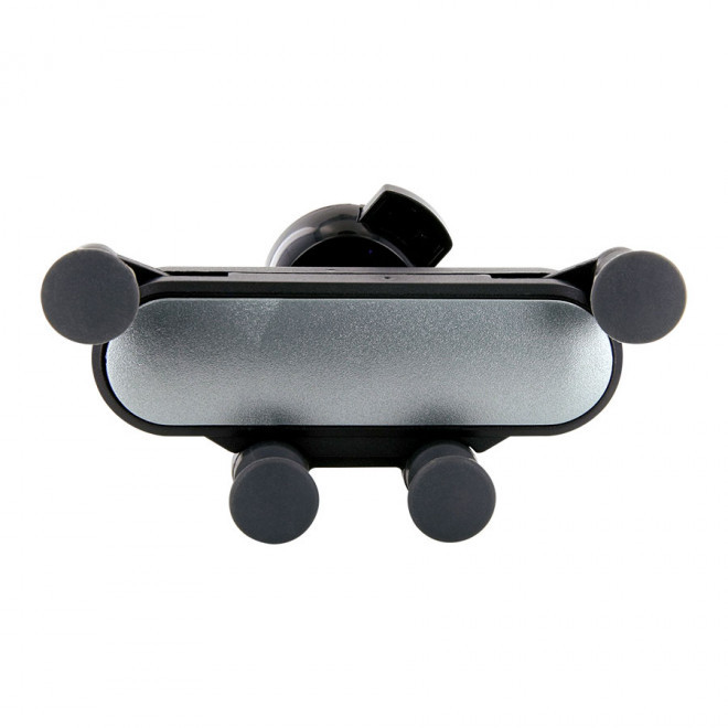 SUPPORT DE TÉLÉPHONE PERSONNALISABLE POUR VOITURE 'FLANY' - argenté