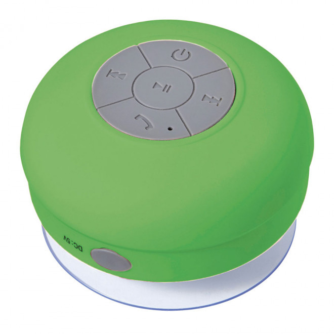 ENCEINTE BLUETOOTH® 2W ÉTANCHE PUBLICITAIRE 'SCHWIM' - vert