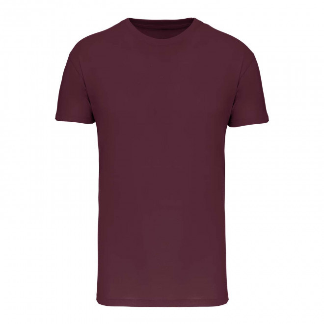 TEE-SHIRT PERSONNALISABLE BIO COULEUR HOMME 'KARIBA 150' - bordeaux
