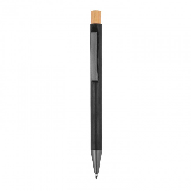 STYLO EN ALU RECYCLE PERSONNALISABLE 'DANA FLASHY' - noir