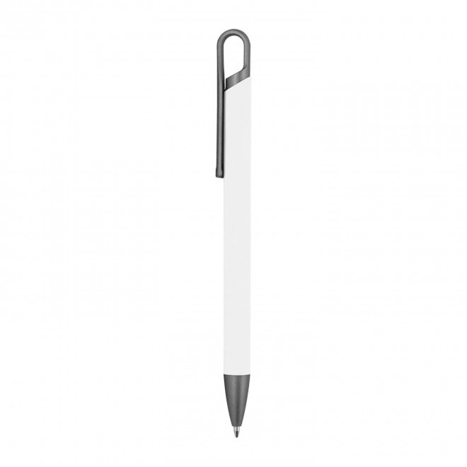 STYLO EN ALU RECYCLE PERSONNALISE 'ROCKET SOFT' - blanc