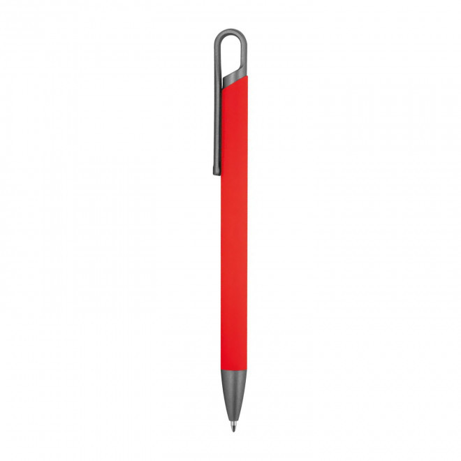 STYLO EN ALU RECYCLE PERSONNALISE 'ROCKET SOFT' - rouge