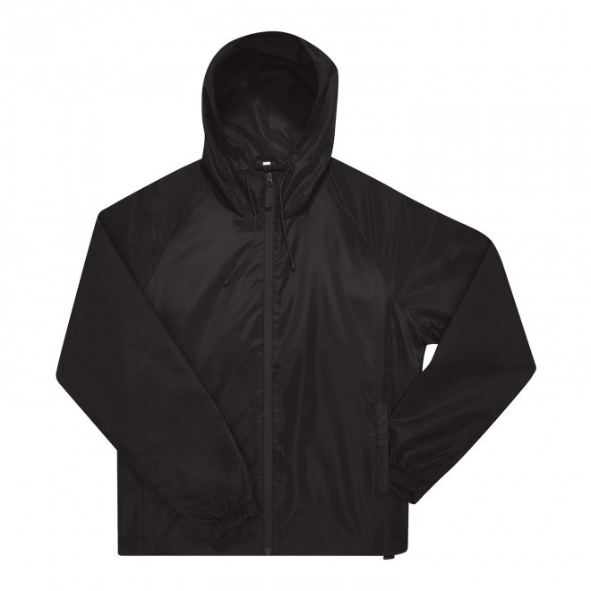COUPE-VENT MIXTE SAC PERSONNALISE 'WINDBREAKER' - noir